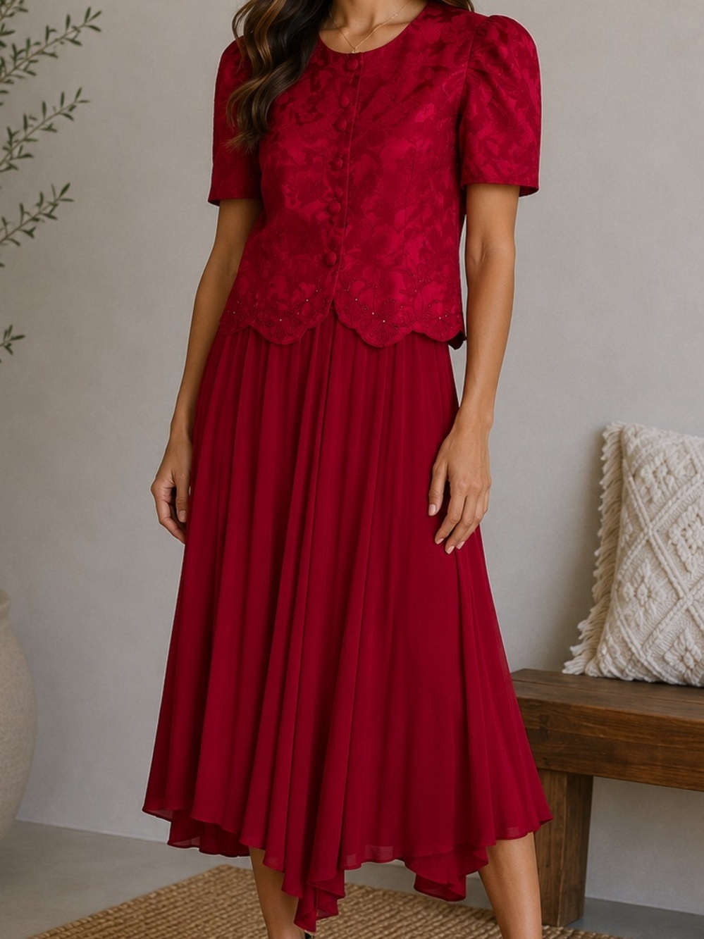 Vintage Nah Nah Collection Skirt Set